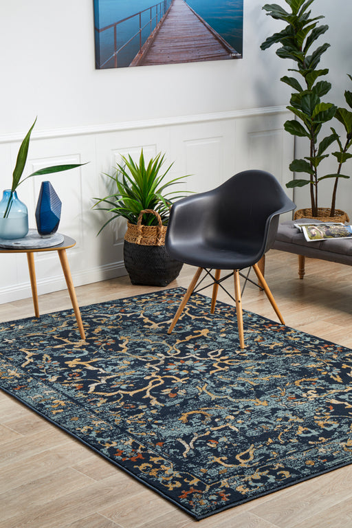 Mayfair Stem Navy Rug
