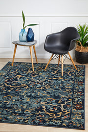 Mayfair Stem Navy Rug