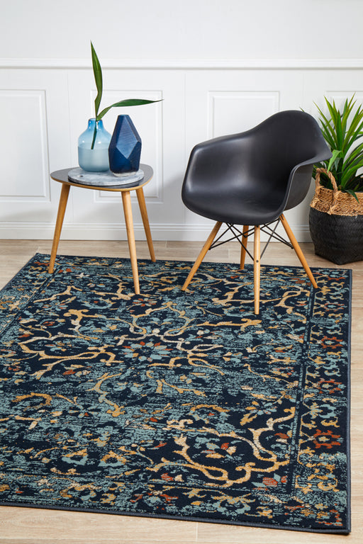 Mayfair Stem Navy Rug