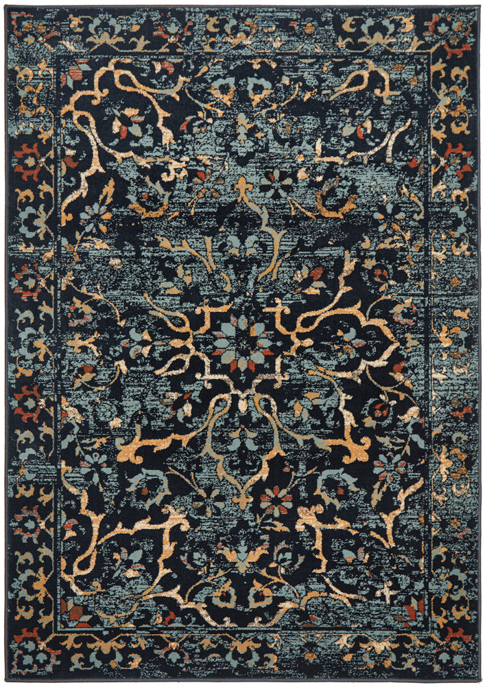 Mayfair Stem Navy Rug