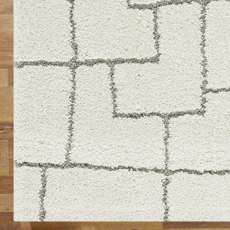 Land Plateau Cream Runner Rug