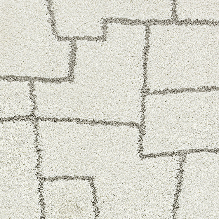 Land Plateau Cream Runner Rug