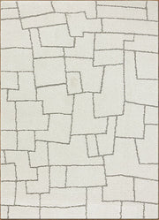 Land Plateau Cream Runner Rug