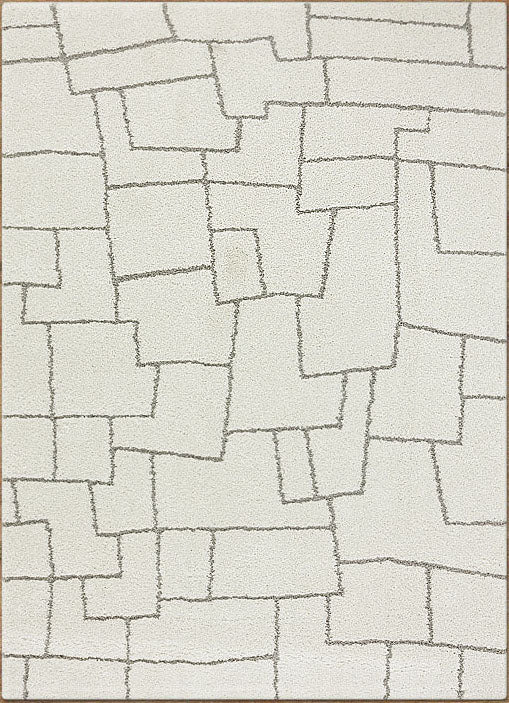 Land Plateau Cream Rug