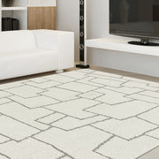 Land Plateau Cream Rug