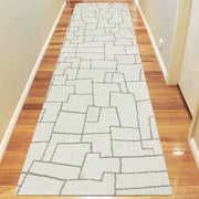 Land Plateau Cream Runner Rug