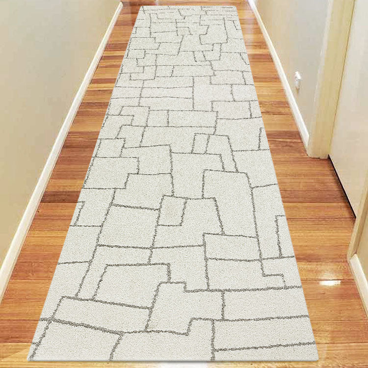 Land Plateau Cream Runner Rug