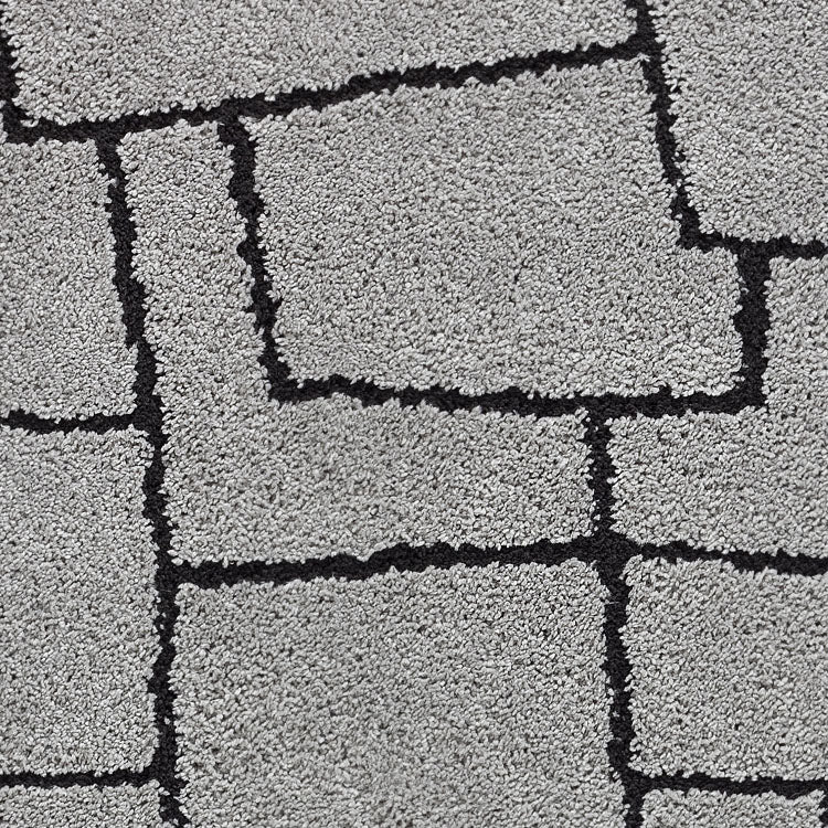 Land Plateau Grey Runner Rug