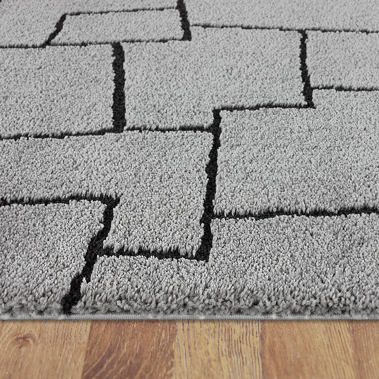 Land Plateau Grey Rug