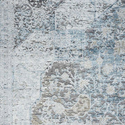 Wellington Forest Grey Blue Runner Rug