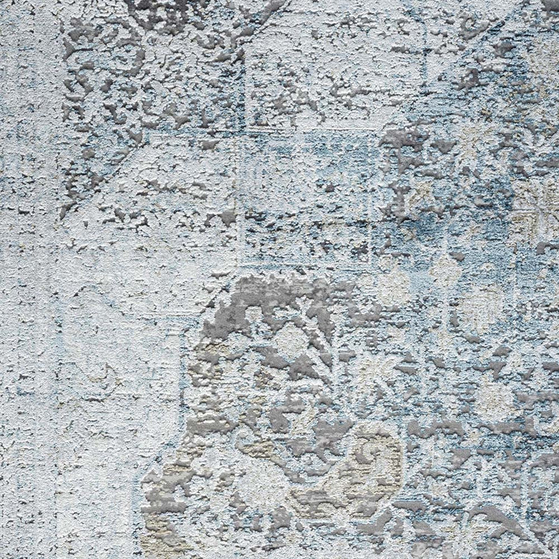 Wellington Forest Grey Blue Runner Rug