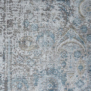 Wellington Bovver Grey Blue Runner Rug