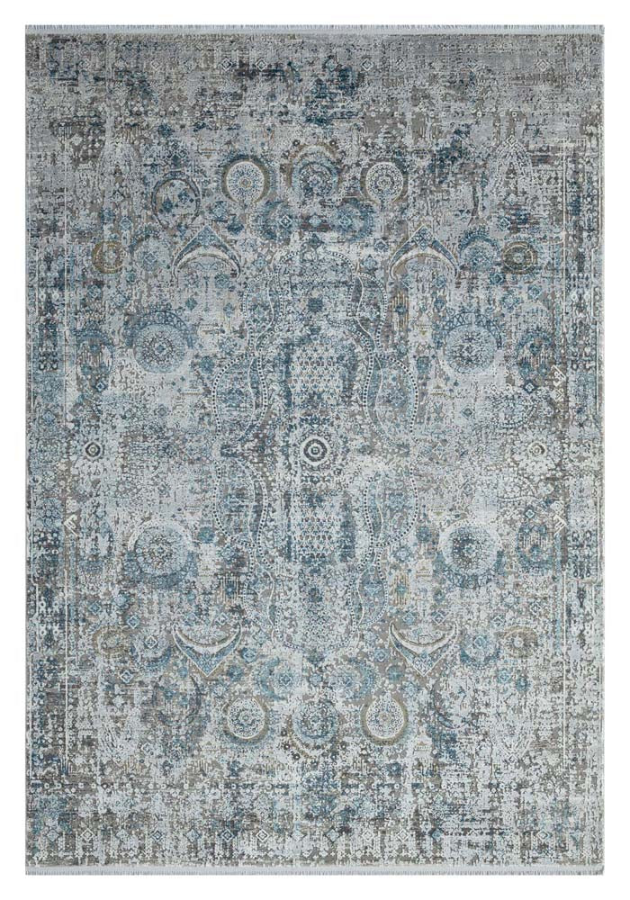 Wellington Bovver Grey Blue Rug