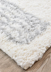 Palmyra Meed Shaggy Grey Rug