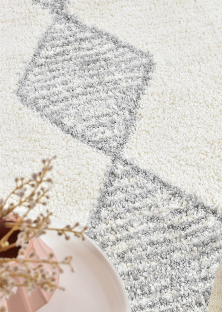 Palmyra Meed Shaggy Grey Rug