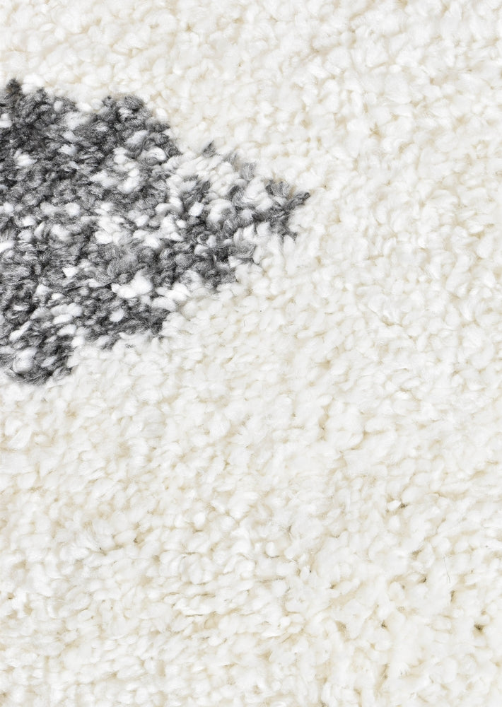 Palmyra Cargo Shaggy Dark Grey Rug