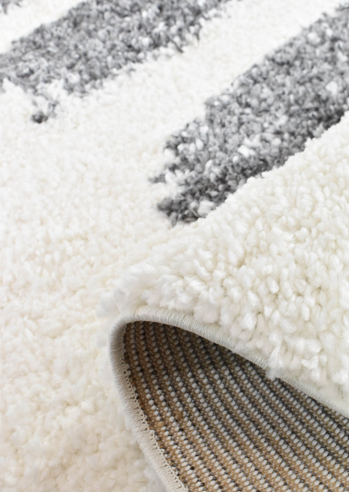 Palmyra Cargo Shaggy Dark Grey Rug