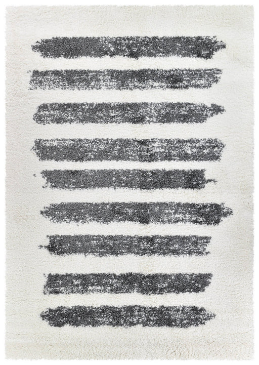 Palmyra Cargo Shaggy Dark Grey Rug