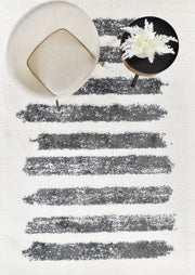 Palmyra Cargo Shaggy Dark Grey Rug