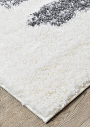 Palmyra Cargo Shaggy Dark Grey Rug
