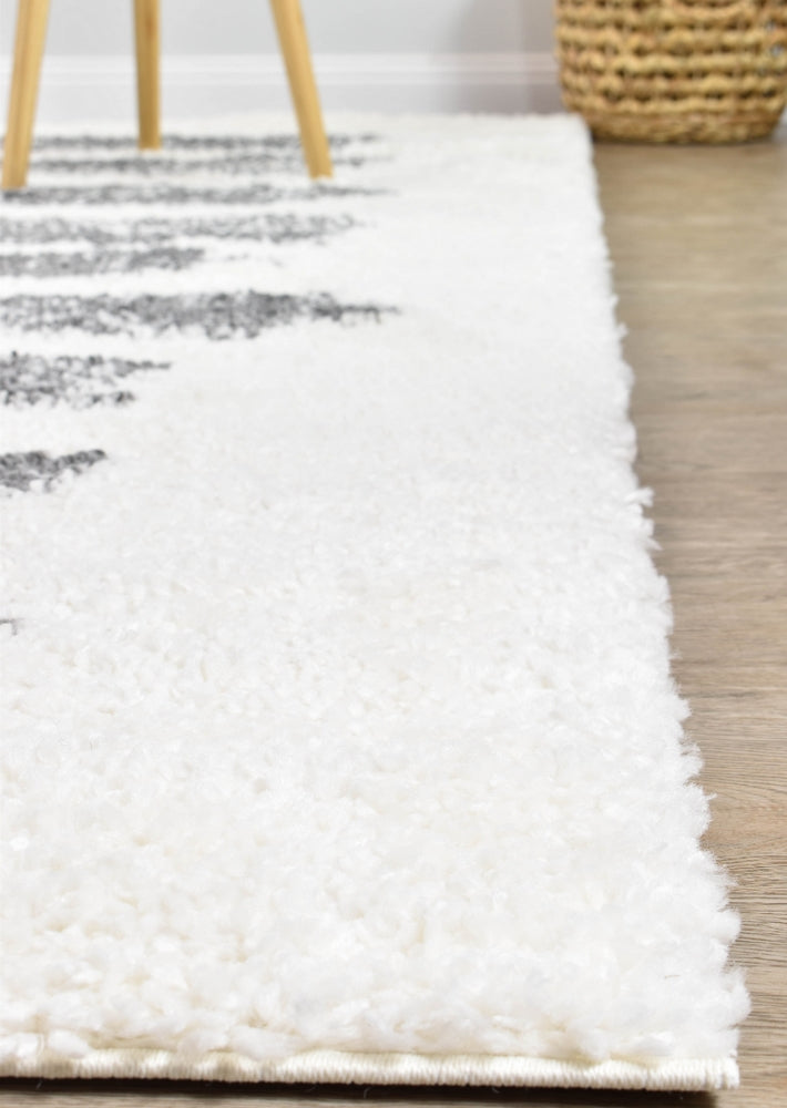 Palmyra Cargo Shaggy Dark Grey Rug