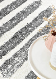 Palmyra Cargo Shaggy Dark Grey Rug