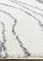 Palmyra Burden Shaggy Dark Grey Rug