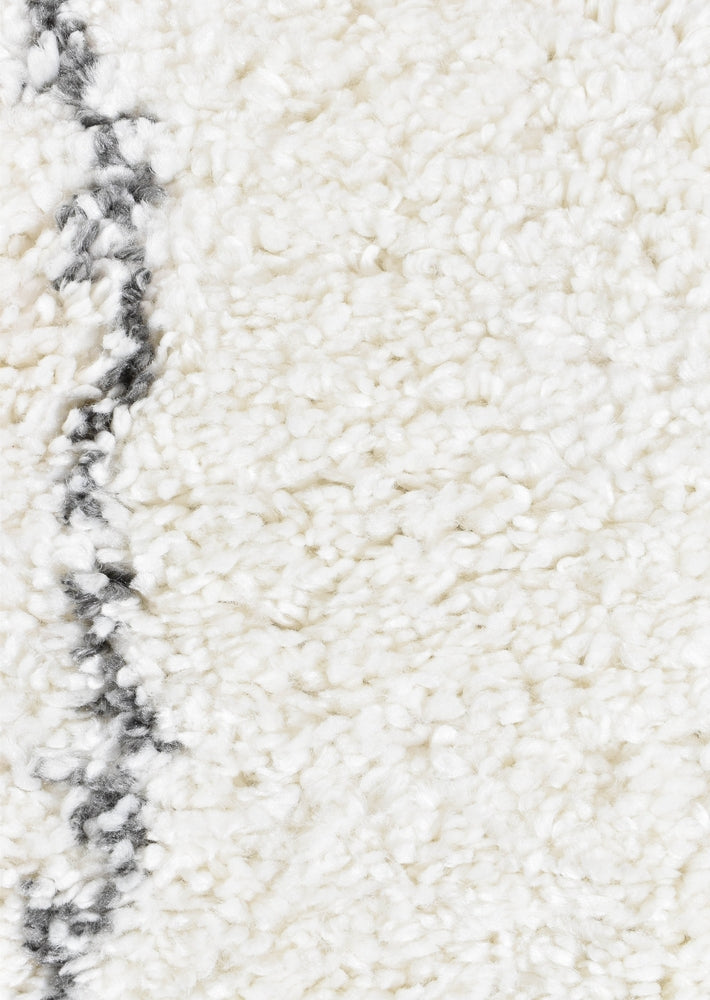 Palmyra Burden Shaggy Dark Grey Rug