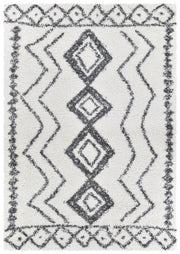Palmyra Utility Shaggy Dark Grey Rug