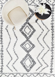 Palmyra Utility Shaggy Dark Grey Rug