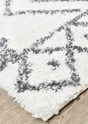 Palmyra Utility Shaggy Dark Grey Rug