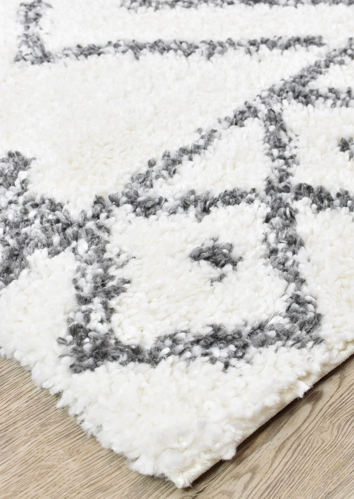 Palmyra Utility Shaggy Dark Grey Rug