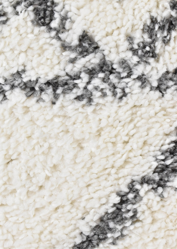 Palmyra Utility Shaggy Dark Grey Rug