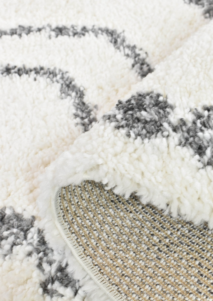 Palmyra Utility Shaggy Dark Grey Rug