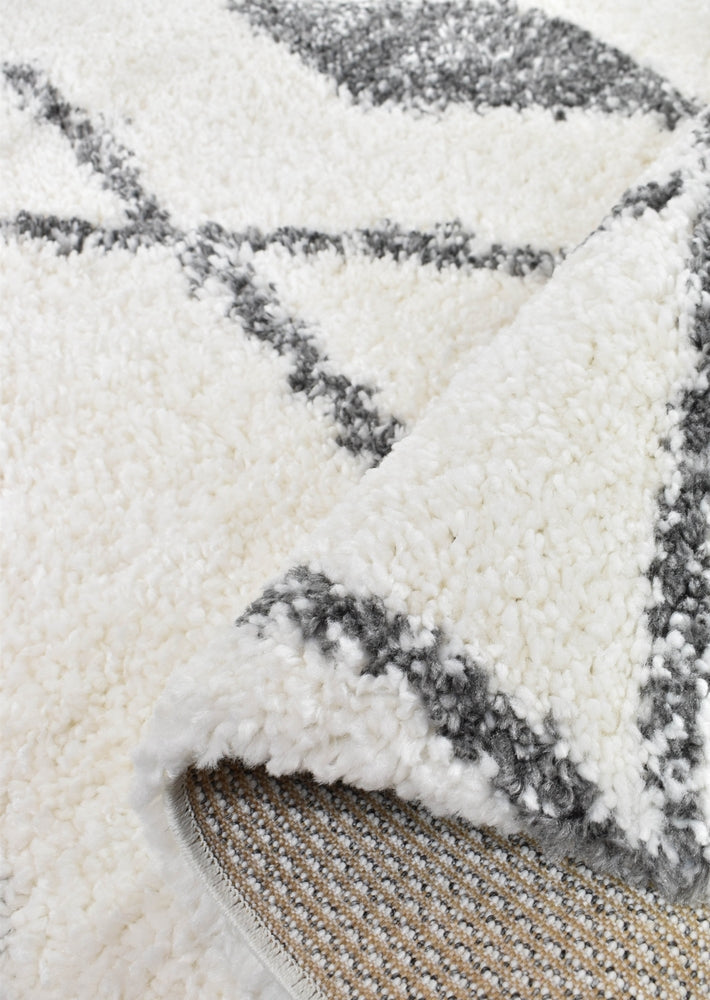 Palmyra Load Shaggy Dark Grey Rug