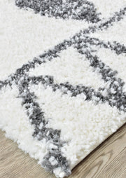 Palmyra Load Shaggy Dark Grey Rug