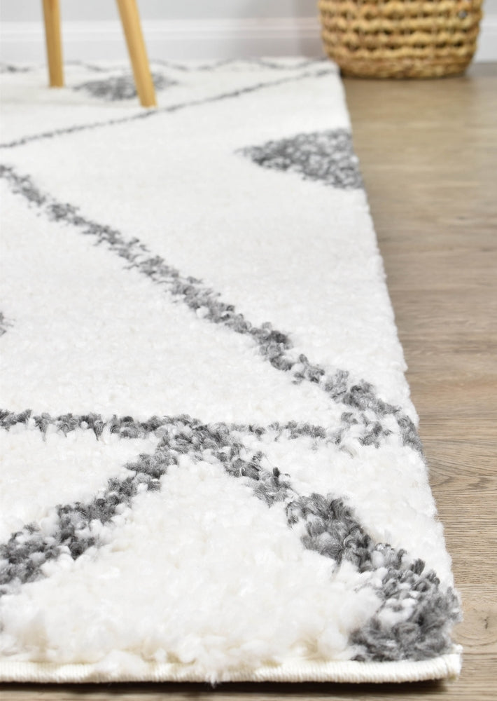 Palmyra Load Shaggy Dark Grey Rug