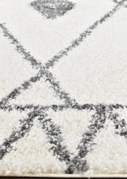 Palmyra Load Shaggy Dark Grey Rug