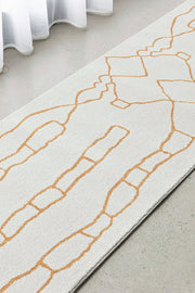 Elysium Beloved Gold Runner Rug