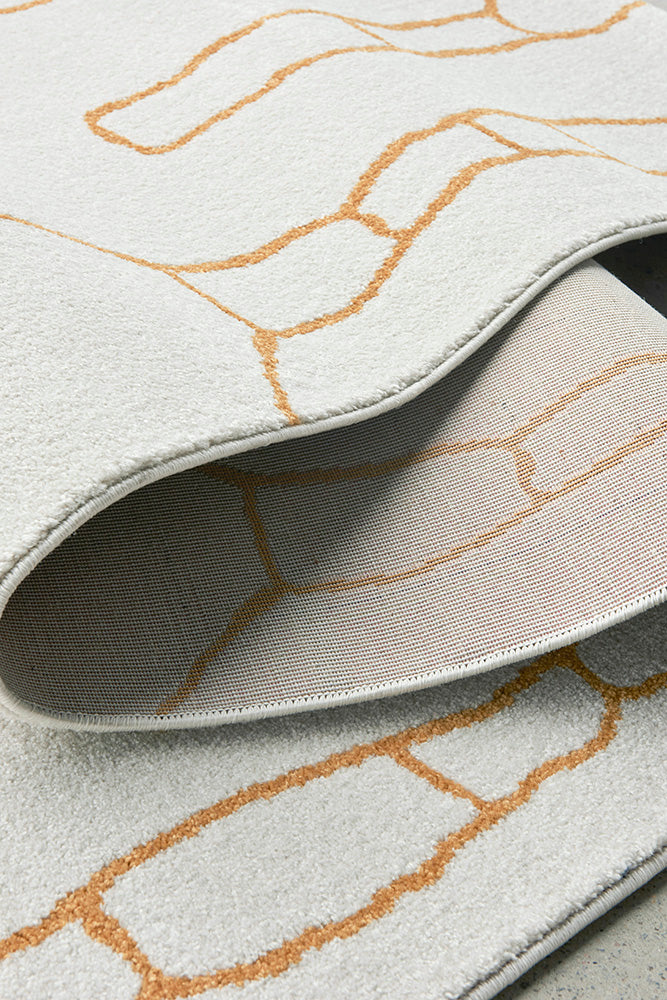 Elysium Beloved Gold Runner Rug