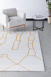Elysium Beloved Gold Rug