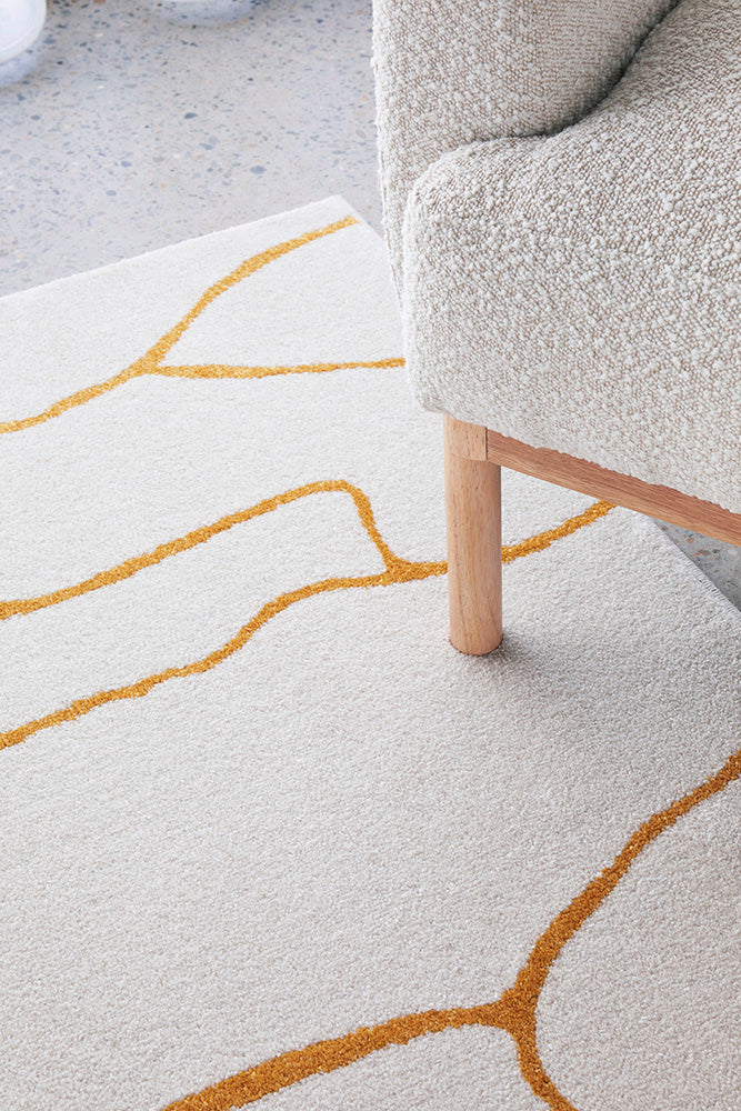 Elysium Beloved Gold Rug