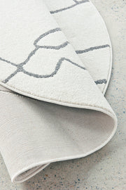 Elysium Beloved Grey Round Rug