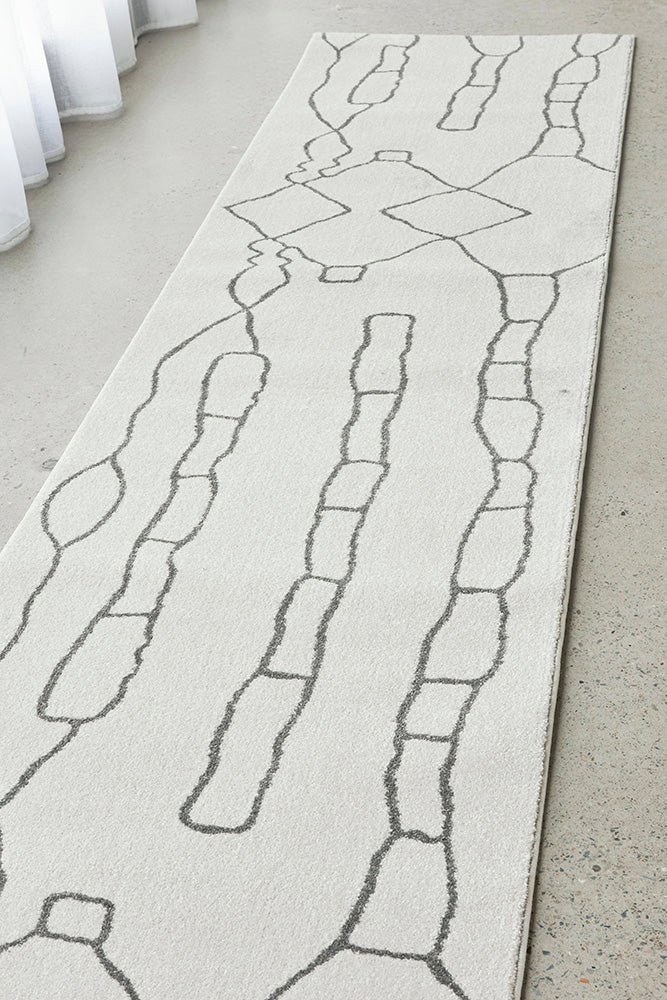 Elysium Beloved Grey Runner Rug