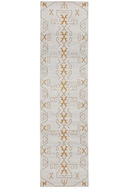 Elysium Scalar Gold Runner Rug