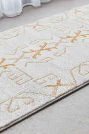 Elysium Scalar Gold Runner Rug