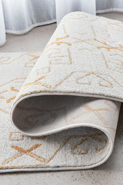 Elysium Scalar Gold Runner Rug