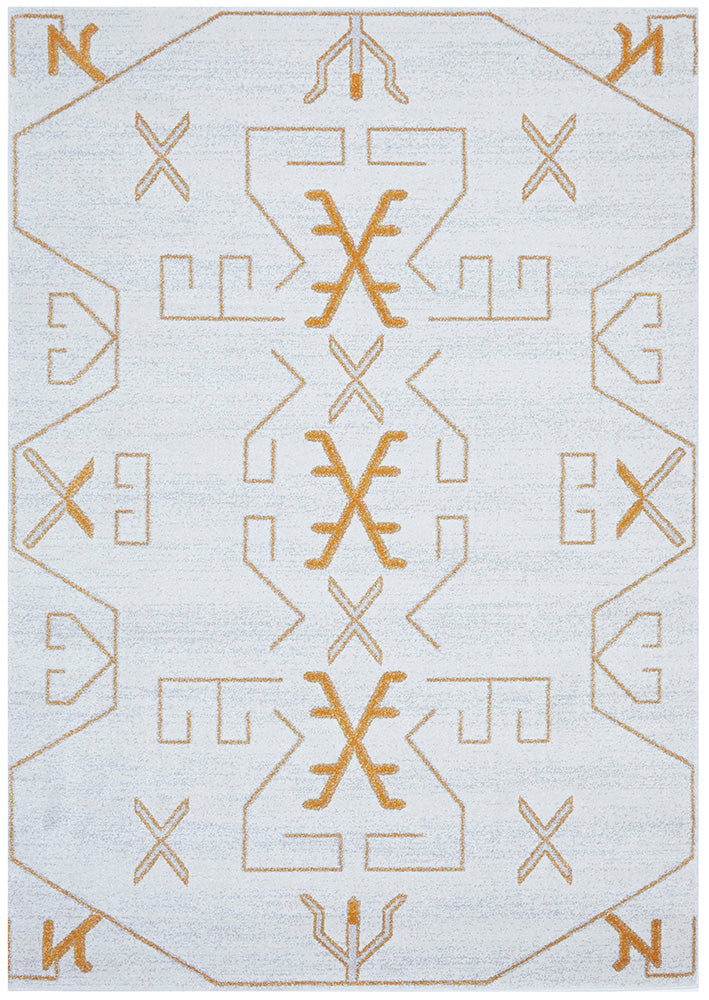 Elysium Scalar Gold Rug