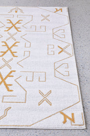 Elysium Scalar Gold Rug