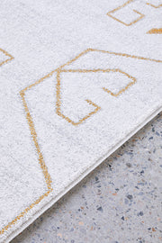 Elysium Scalar Gold Rug